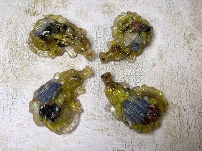 Ready to Ship Orgonite Crystal and Resin Dragon for Creativity, Kundalini, and Spirit Connection